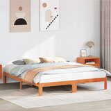  Okvir kreveta bez madraca voštano smeđi 160x200 cm od borovine | shoptok.hr