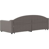  Izvlečna dnevna postelja s predali taupe 80x200 cm blago, (20937398) | Shoptok.si