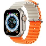 Moye smartwatch ocean strap 44/45/49mm orange/starlight ( 055029 ) cene