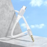 Borofone kabel BL19 Creator - 3,5 mm priključak na tip C - 1 metar bijeli | shoptok.hr