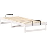  Krevetna konstrukcija Bijelo 90 x 220 cm Čvrsto borovo drvo | shoptok.hr
