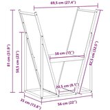  stojalo za drva, 69,5x35x81 cm | Shoptok.si