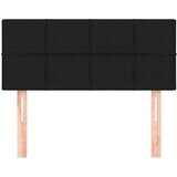  Uzglavlje crno 80 x 5 x 78/88 cm od tkanine | shoptok.hr