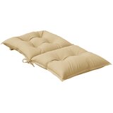  Jastuci za stolice 4 kom prošarano bež 100x50x7 cm tkanina | shoptok.hr