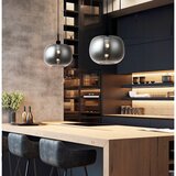  Luster na sajli ALAN 1xE27/40W/230V zadimljena crna | Eponuda.com