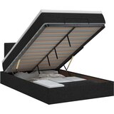  Podesivi krevet s madracem Crna 120 x 190 cm Tkanina | shoptok.hr