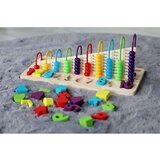 ECO TOYS Ecotoys Edukacijski abakus s drvenim brojkama | shoptok.hr