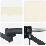  Ručno sklopiva tenda Krema 3 x 2 m Poliester s PU premazom | shoptok.hr