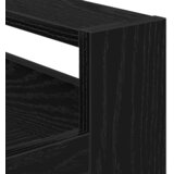  Kuhinjski kolica Crni hrast 60 x 45 x 80 cm Konstruirano drvo | Eponuda.com