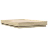  Okvir kreveta s LED svjetlima boja hrasta sonome 135 x 190 cm | Eponuda.ba