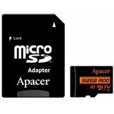 Apacer microSD XC 512GB spominska kartica U3 R100 V30 A2 AP512GMCSX10U8-R | Shoptok.si
