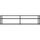 vidaXL TV ormarić prozirni 180 x 40 x 40,5 cm od kaljenog stakla | shoptok.hr