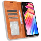 INORCO Za Infinix Hot 30i/Hot 30i NFC X669 PU usnjena vintage torbica za telefon Folio, stojalo za knjige, pokrov denarnice, (22036431) | Shoptok.si