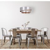  Duolla - Visilica na sajli KOBO 1xE27/15W/230V prečnik 45 cm srebrna/zlatna | Eponuda.com