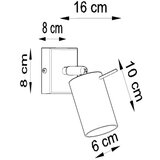 Stenska svetilka RING krom, (21347353) | Shoptok.si