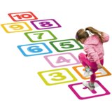  Naklejki Podłogowe Liczby Edukacyjne Do Gry w Klasy | Shoptok.si