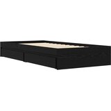  Okvir kreveta s pohranom s ladicama Crni hrast 80 x 200 cm | shoptok.hr