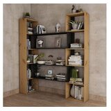 Hanah home Bookshelf CPT6011-200114-190x200x25 cm, Smeđa | Eponuda.ba