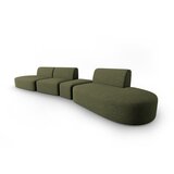 Milo Casa Zelena sedežna garnitura iz šenilje desni kot 428 cm Paolo – | Shoptok.si