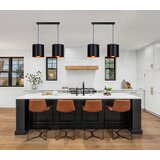 Candellux luster/visilica-candida viseća lampa crna 2X40W E27 crna abažur