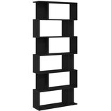  Biblioteka crni hrast 80x24x190,5 cm Konstruirano drvo | shoptok.hr
