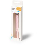 BabyOno Silikonski pašček za dudo s ščipalko, roza | Shoptok.si