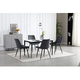  BERA stolica - tamno sivi baršun / crne noge x 1 | shoptok.hr