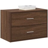 vidaXL Ormarić s 2 ladice boja hrast 60x31x40 cm konstruirano drvo Cijene
