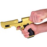 Zlatni Desert Eagle s prigu&amp;scaron;ivačem s mekim mecima Slike