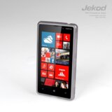Jekod silikonski ovitek Nokia Lumia 820 prozorno črn TPU/TB + Zaščitna folija Cene