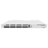 MikroTik CRS317-1G-16S+RM, 1x Gigabit LAN, 16x SFP+ cages, Dual Core 800MHz CPU, 1GB RAM, 1U rackmount passive cooling case, Dual Power Supplies, SwOS/RouterOS L6 svič Cene