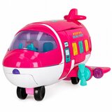  Foldable 2-in-1 Doll Passenger Plane Pink | shoptok.hr