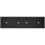  Povišeni Vrtni Planter Crna 100 x 26 x 82 cm Čelik | shoptok.hr
