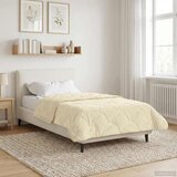  Zimska posteljnina krema 155 x 200 cm Mikrofibra in Teddy flis, (5000284401) | Shoptok.si