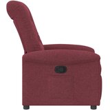  Naslonjač od tkanine crvena boja vina | shoptok.hr