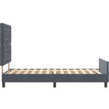  temno siva postelja 90x190 cm žamet | Shoptok.si