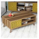  Inci - Walnut, Yellow WalnutYellow Coffee Table | Eponuda.com