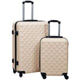 vidaXL 2-dijelni set čvrstih kovčega zlatni abs | shoptok.hr