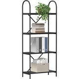 vidaXL Polica Crni hrast 60 x 30 x 146 cm Konstruirano drvo | shoptok.hr