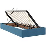  LED krevet za pohranu s madracem Tamno plava 90 x 200 cm Baršun | shoptok.hr