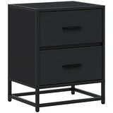 Maison Chic Nočna omarica - Nočna miza črna 40x31x50 cm inženirski les, (21689816) | Shoptok.si