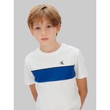 Calvin Klein Jeans Majica modra / črna / bela | Shoptok.si