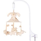 Chipolino glazbeni vrtuljak za krevetić Rabbit & Friends Cotton | shoptok.hr
