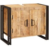 Ormarić za umivaonik Smeđa 71 x 33 x 58 cm Čvrsto drvo manga | Eponuda.ba