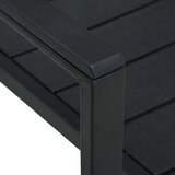  Vrtne stolice 4 kom crne HDPE s izgledom drva | Eponuda.ba
