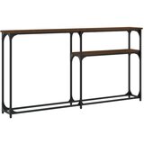  Konzolni stol boja hrasta 145 x 22 5 x 75 cm konstruirano drvo | shoptok.hr