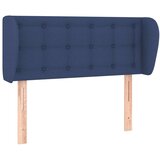  Uzglavlje s ušima plavo 83x23x78/88 cm od tkanine | shoptok.hr