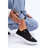 Kesi Women's lace-up sneakers black Etna | shoptok.hr