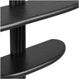 House Nordic Crna polica s više razina od punog hrasta 65 cm Aliano – | shoptok.hr