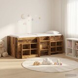  Loft krevet s ormarom 3 kom. Staro drvo Konstruirano drvo | shoptok.hr